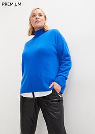 Oversize-Wollpullover mit Good Cashmere Standard®-Anteil, bpc selection premium