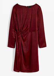 Satin-Kleid, Wickel-Effekt, BODYFLIRT boutique