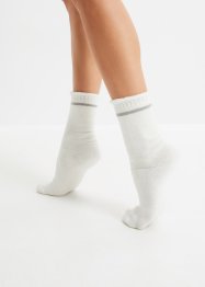 Thermo Socken (3er Pack) mit Bio Baumwolle Innenfrottee und Rollsaum, bpc bonprix collection