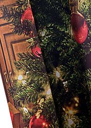 Verdunkelungsvorhang mit weihnachtlichem Druck (2er Pack), bpc living bonprix collection