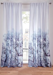 Vorhang mit recycelter Polyester mit winterlichem Druck (1er Pack), bpc living bonprix collection