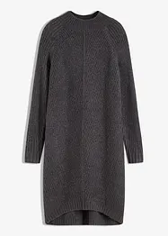 Strickkleid mit Vokuhila-Saum, bonprix