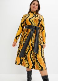 Zipfel-Kleid mit Bindeband, BODYFLIRT boutique