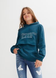 Mädchen Kapuzen-Sweatshirt aus Bio Baumwolle, bpc bonprix collection