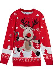 Kinder Strickpullover mit Weihnachtsmotiv, bpc bonprix collection
