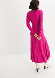 Midikleid mit Knotendetail aus nachhaltiger Viskose, BODYFLIRT
