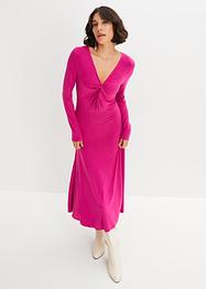 Midikleid mit Knotendetail aus nachhaltiger Viskose, BODYFLIRT