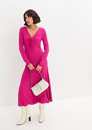 Midikleid mit Knotendetail aus nachhaltiger Viskose, BODYFLIRT