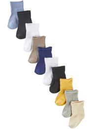 Baby Socken mit Bio-Baumwolle (10er Pack), bpc bonprix collection