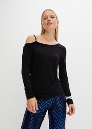Langarmshirt mit Glitzer-Detail, BODYFLIRT