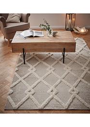 Hochflor Teppich mit plastischer Musterung, bpc living bonprix collection