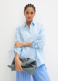 Bluse mit Ärmeldetail aus Bio-Baumwolle, langarm, bpc bonprix collection