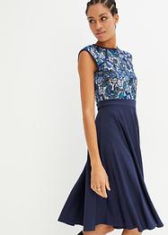 Midikleid mit Spitzeneinsatz, BODYFLIRT boutique