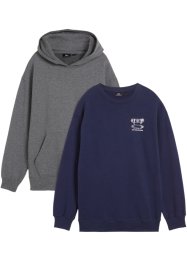 Jungen Sweatshirt und Hoody (2er Pack), bpc bonprix collection