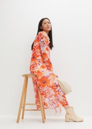 Chiffon Kleid mit Volants aus recyceltem Polyester, bpc selection