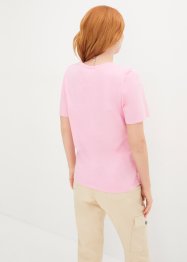 T-Shirt mit Druck vorne aus Bio-Baumwolle, bpc bonprix collection