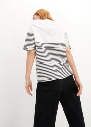 Kapuzensweatshirt mit kurzen Ärmeln, bpc bonprix collection