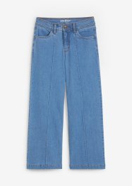 Wide Leg Jeans Mid Waist, cropped, John Baner JEANSWEAR