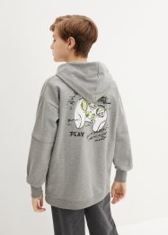 Jungen Layer-Kapuzensweatshirt  aus recyceltem Polyester, bpc bonprix collection