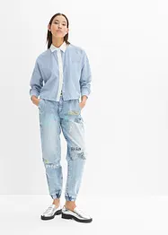 Barrel-Jeans, Mid Waist, Bequembund, bonprix