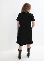 Tunika-Kleid mit Taschen aus Leinen-Baumwoll-Mix, bonprix