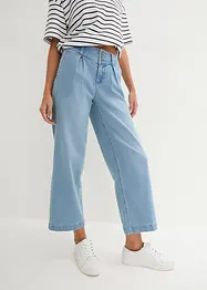 Wide-Leg-Jeans High Waist, Bequembund, bonprix