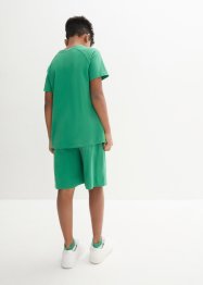 Jungen T-Shirt und kurze Shirthose aus Bio-Baumwolle (2-tlg.Set), bpc bonprix collection