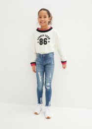 Mädchen Sweatshirt + Top (2-tlg.Set) aus Bio-Baumwolle, bpc bonprix collection