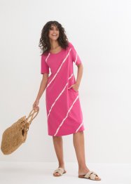 Shirt-Kleid mit Taschen in A-Linie aus Bio-Baumwolle, knieumspielend, bpc bonprix collection