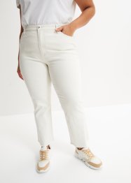 Cropped Jeans-Schlaghose mit ausgefranstem Saum, RAINBOW