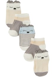 Baby Socken mit Bio-Baumwolle (5er-Pack), bpc bonprix collection