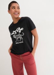 Bio-Baumwoll-T-Shirt, kurzarm, bpc bonprix collection