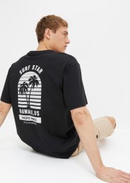 T-Shirt aus Bio Baumwolle, Loose Fit, RAINBOW