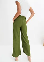 Jerseycrepe-Hose mit hohem Bund, bonprix