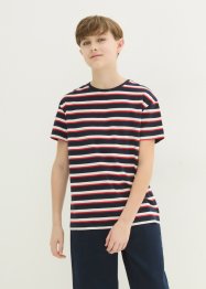 Jungen Streifen T-Shirt aus Bio-Baumwolle (2er Pack), bpc bonprix collection