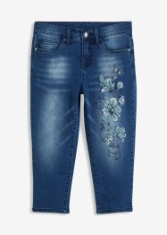 Capri-Jeans mit Schmetterlingsdruck, BODYFLIRT boutique