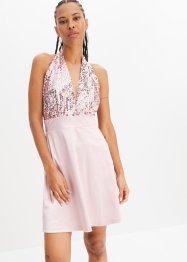 Neckholder-Kleid mit Pailletten, BODYFLIRT boutique