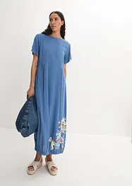 bedrucktes Maxikleid aus fließender Viskose, bonprix