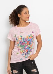 Shirt mit Schmetterlingsdruck, RAINBOW