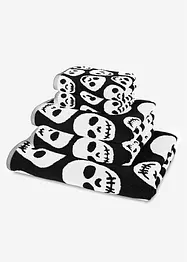 Handtuch mit Totenkopf Muster, bonprix