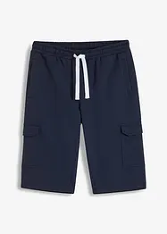 Cargo-Sweatbermuda aus reiner Bio-Baumwolle, bonprix