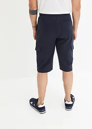 Cargo-Sweatbermuda aus reiner Bio-Baumwolle, bonprix