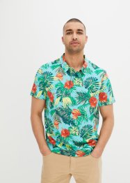 Poloshirt mit Resortkragen, Kurzarm aus Bio-Baumwolle, RAINBOW