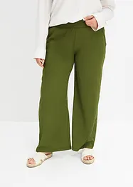 Jerseycrepe-Hose mit hohem Bund, bonprix