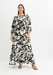 bedrucktes Maxikleid aus fließender Viskose, bonprix