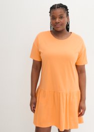 Kurzes T-Shirt Kleid mit Volant aus Bio-Baumwolle, bpc bonprix collection
