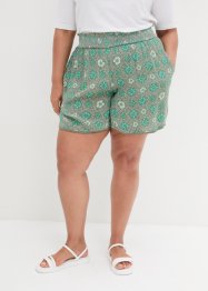 Bedruckte Crinkle-Shorts mit Gummibund, bpc bonprix collection