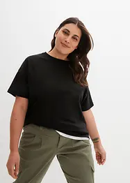Oversize-Shirt aus reiner schwerer Bio-Baumwolle, bonprix