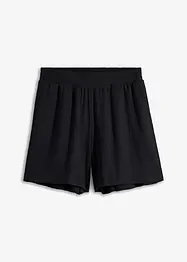 High-Waist-Shorts aus Strukturjersey mit Rundumbequembund, bonprix