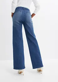 Wide-Leg-Jeans Mid Waist, bonprix